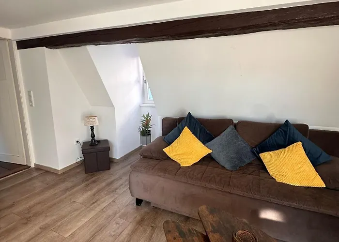 Altstadthaeuschen Mit Charm , Naehe Heidelberg Castle, Neckarufer *